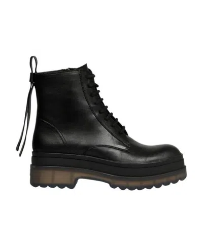 Red Valentino Ankle Boots In Black