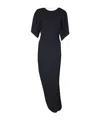 Red Valentino Asymmetrical Dress In Black