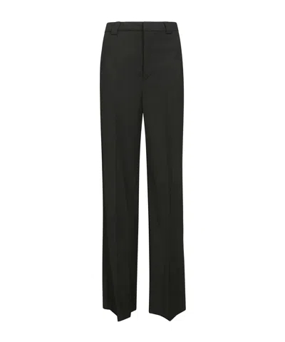 Red Valentino Belt-loop Casual Pants In Black