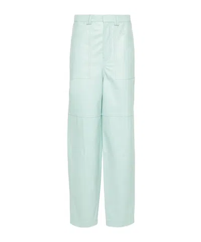 Red Valentino Belt Ring Bag Casual Pants In Green