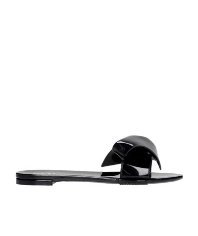 Red Valentino Black Bow Sandals