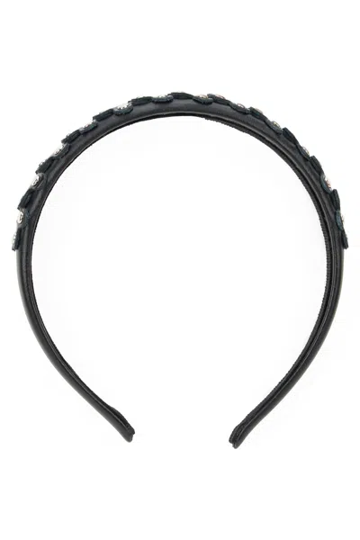 Red Valentino Black, Elegant And Versatile Headband.