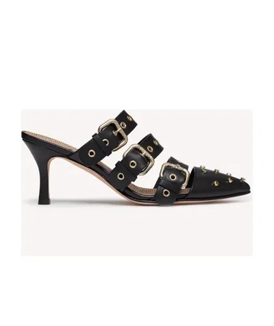 Red Valentino Black High-heeled Sandals