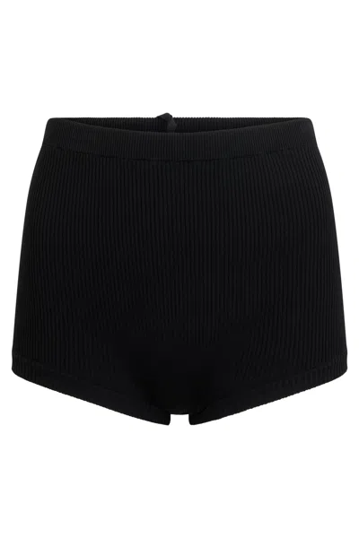 Red Valentino Black High-waisted Shorts With A Casual And Versatile Design.