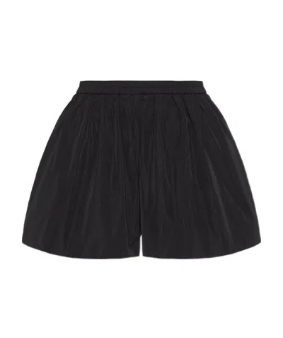 Red Valentino Black Logo Shorts