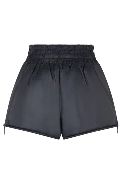 Red Valentino Black Shorts With Elastic Waistband, Versatile And Modern. In Blue