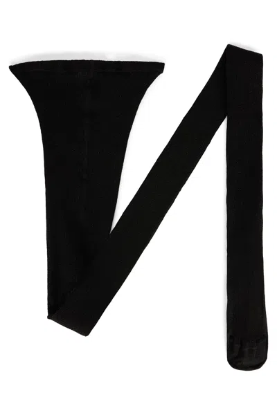 Red Valentino Black Tights With A Minimal And Versatile Design.