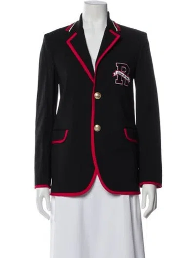 Pre-owned Red Valentino Blazer In Black