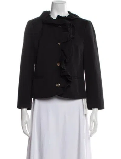 Pre-owned Red Valentino Blazer In Black