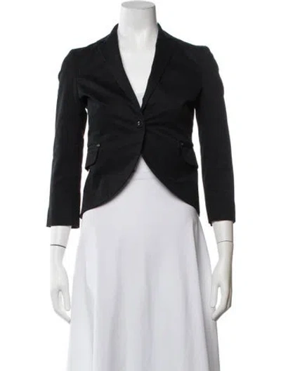Pre-owned Red Valentino Blazer In Black