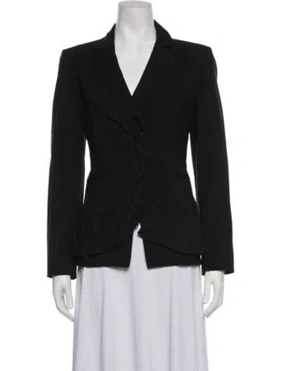 Pre-owned Red Valentino Blazer In Black