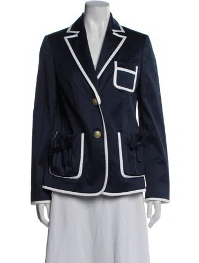 Pre-owned Red Valentino Blazer In Blue
