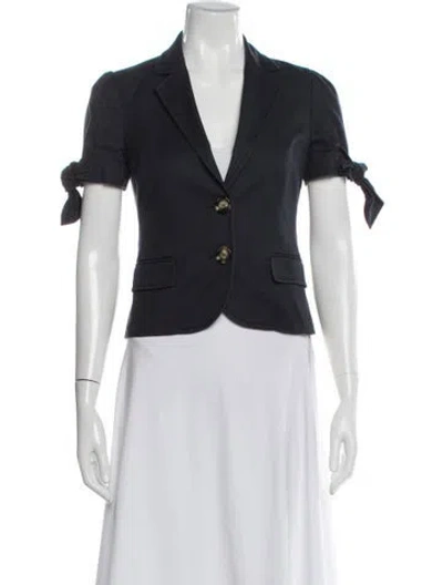 Pre-owned Red Valentino Blazer In Blue
