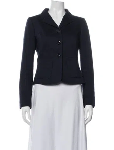 Pre-owned Red Valentino Blazer In Blue