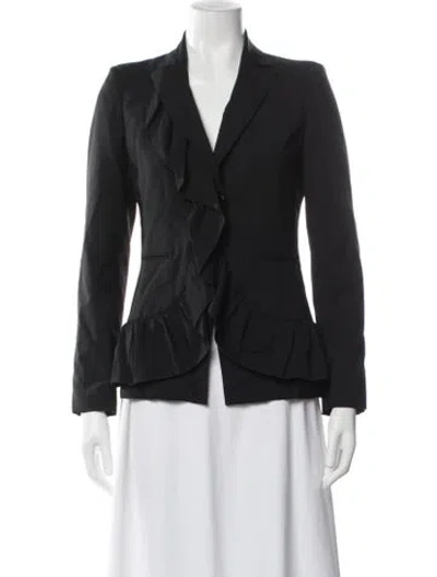 Pre-owned Red Valentino Blazer In Gray