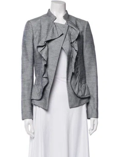 Pre-owned Red Valentino Blazer In Grey
