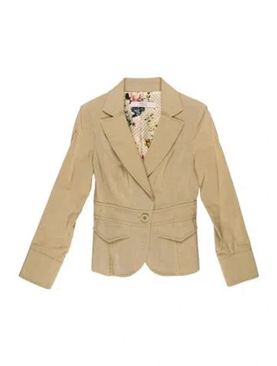Pre-owned Red Valentino Blazer In Neutral