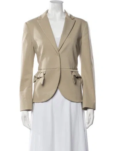 Pre-owned Red Valentino Blazer In Neutrals