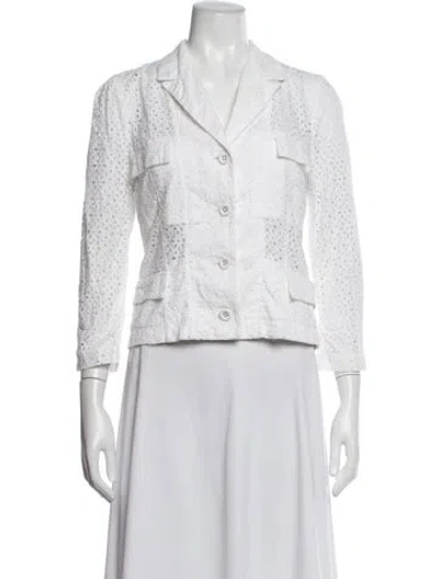 Pre-owned Red Valentino Blazer In White
