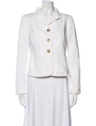 Pre-owned Red Valentino Blazer In White