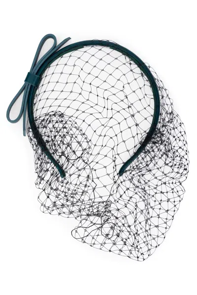 Red Valentino Blue Hairband With Elegant And Sophisticated Design. In Neutral