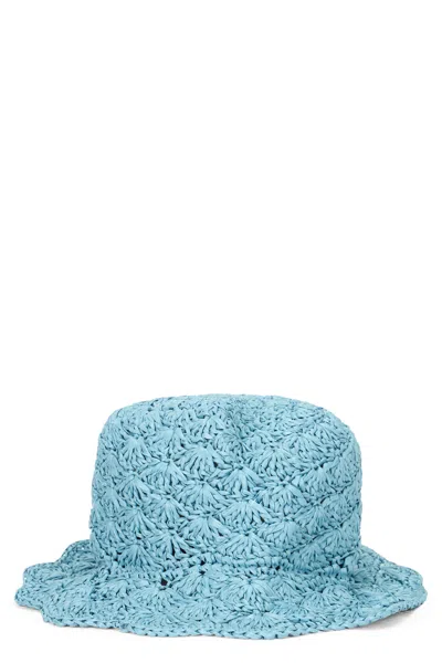 Red Valentino Blue Summer Hat, Casual And Versatile.