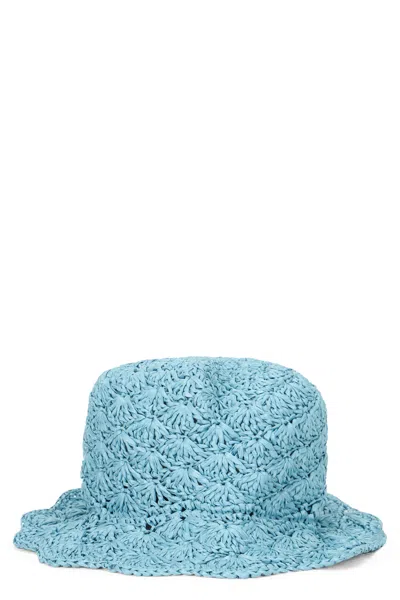 Red Valentino Blue Summer Hat, Casual And Versatile.