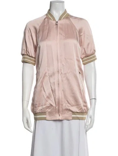 Pre-owned Red Valentino Bomber Jacket In Pink
