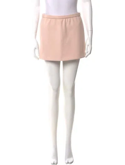 Pre-owned Red Valentino Bow Accents Mini Skirt W/ Tags In Pink