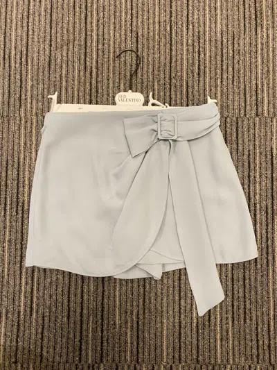 Red Valentino Bow Decorated Skirt In Nude
