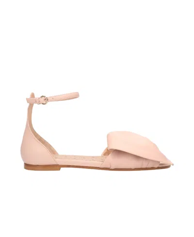 Red Valentino Bow Tie Sandals In Pink