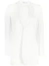 Red Valentino Button-fastening Blazer In White