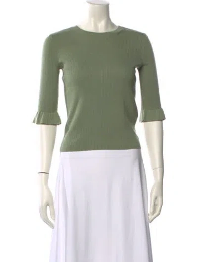 Pre-owned Red Valentino Cashmere Crew Neck Sweater In Green