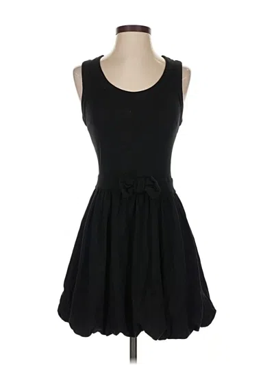 Pre-owned Red Valentino Casual Dress In Black