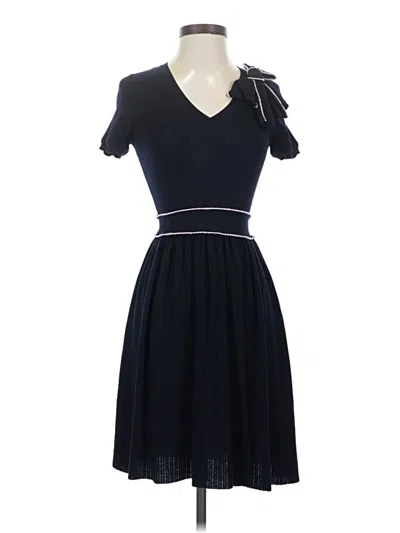 Pre-owned Red Valentino Casual Dress In Blue