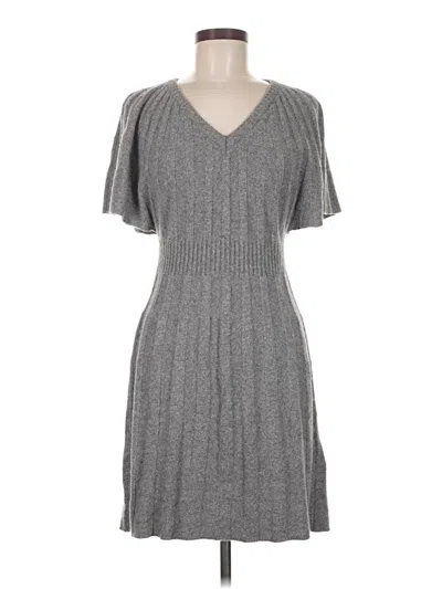 Pre-owned Red Valentino Casual Dress In Gray