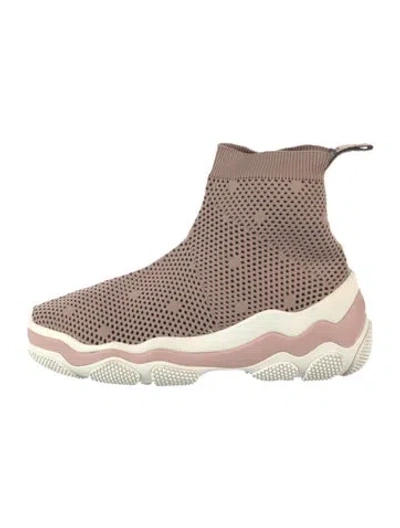 Pre-owned Red Valentino Chunky Sneakers In Neutral