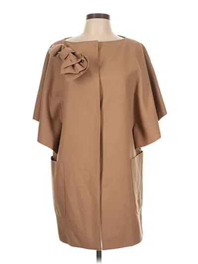 Pre-owned Red Valentino Coat In Brown