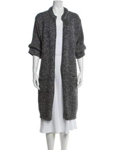 Pre-owned Red Valentino Coat In Gray