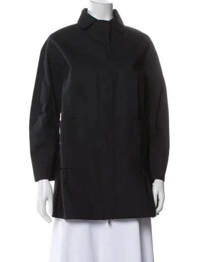 Pre-owned Red Valentino Coat In Gray