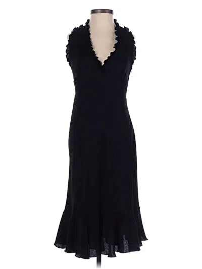 Pre-owned Red Valentino Cocktail Dress In Black