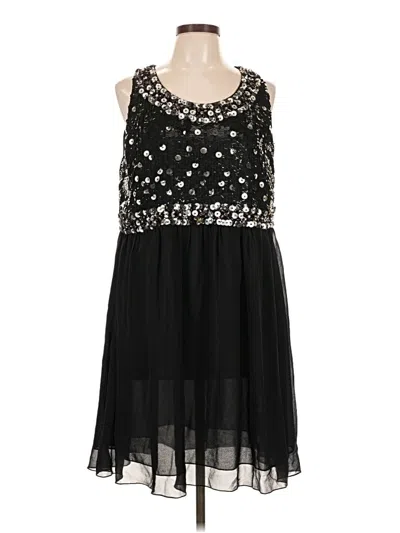 Pre-owned Red Valentino Cocktail Dress In Black