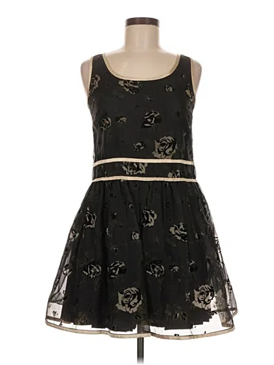 Pre-owned Red Valentino Cocktail Dress In Black