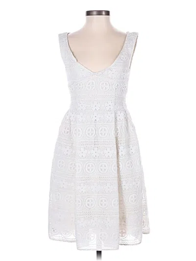 Pre-owned Red Valentino Cocktail Dress In White