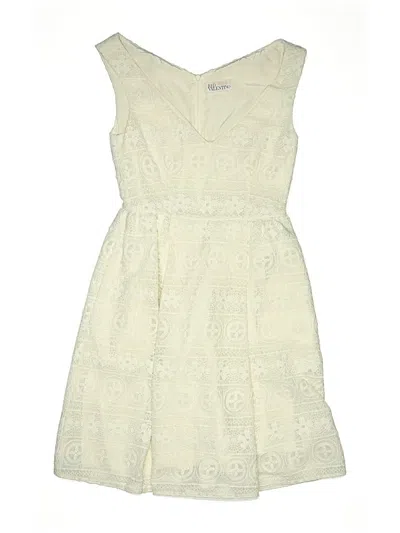 Pre-owned Red Valentino Cocktail Dress In White