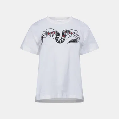 Pre-owned Red Valentino Cotton T-shirt S In White