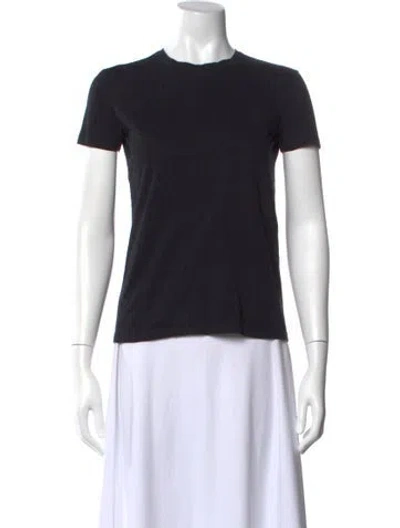 Pre-owned Red Valentino Crew Neck Short Sleeve T-shirt In Black
