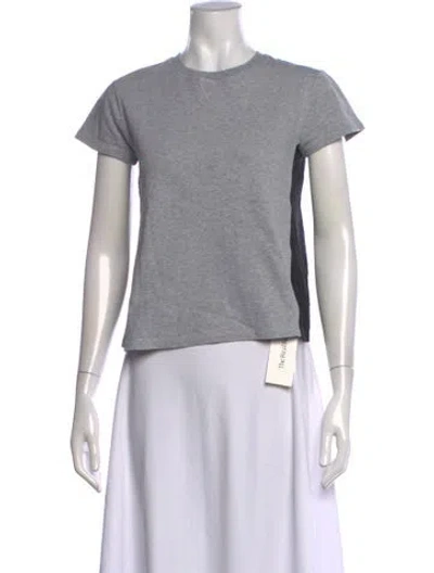 Pre-owned Red Valentino Crew Neck Short Sleeve T-shirt In Grey