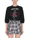 Red Valentino Crew Neck Sweater In Black