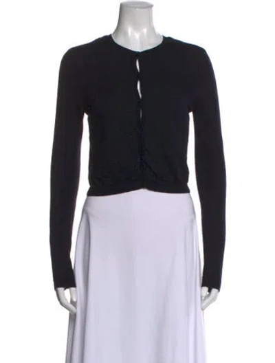 Pre-owned Red Valentino Crew Neck Sweater In Blue